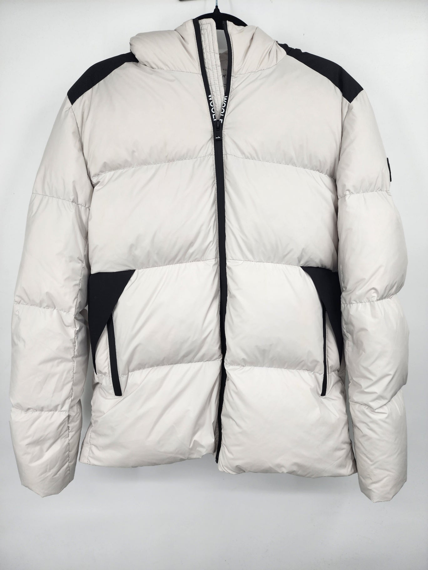 New Woolrich Ice White Kids Down Winter Casual Solid Jacket Size