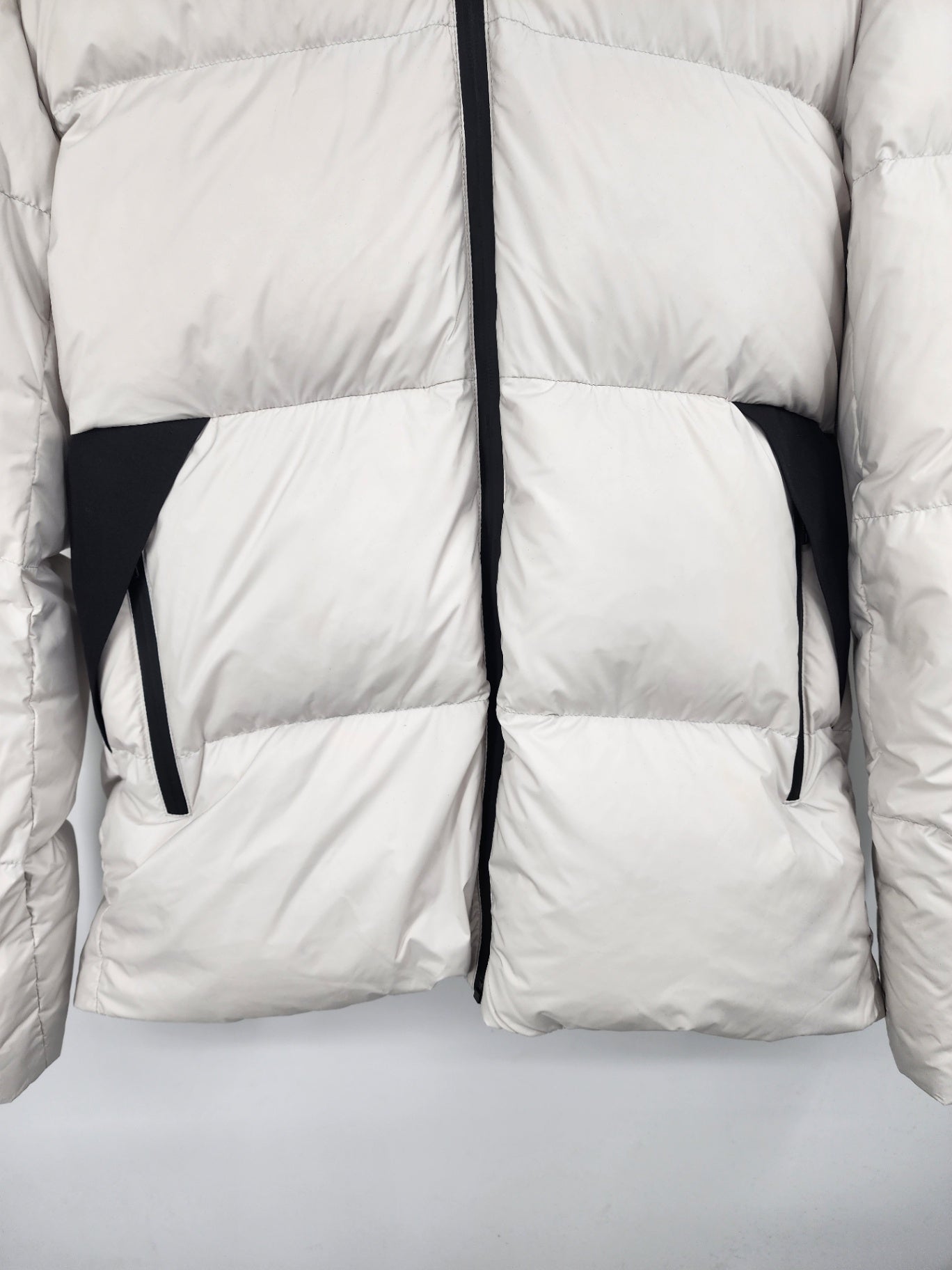 New Woolrich Ice White Kids Down Winter Casual Solid Jacket Size
