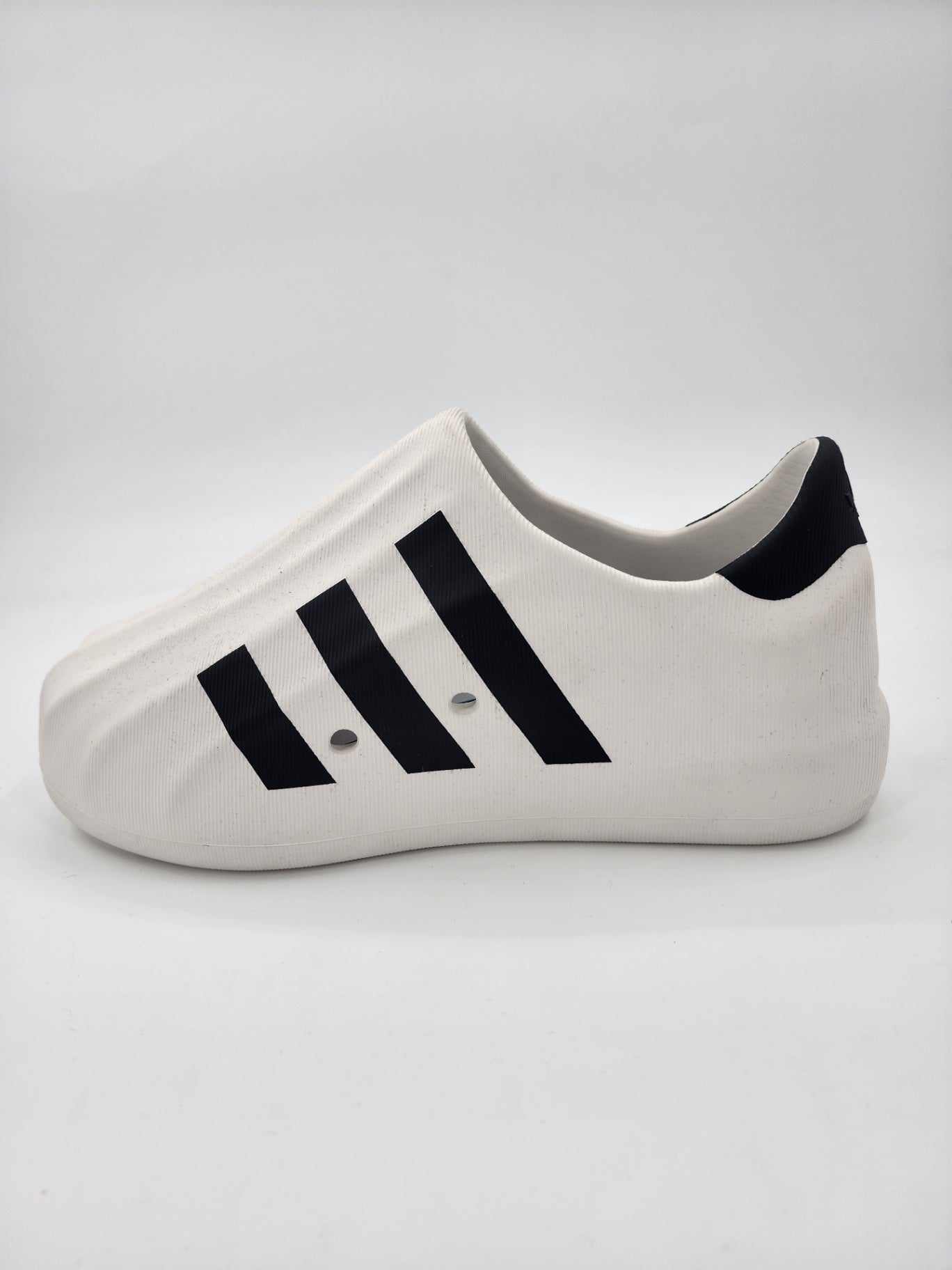 New Adidas Foam Solid Slip-On Shoes White Casual Unisex Adults Casual Size UK 8