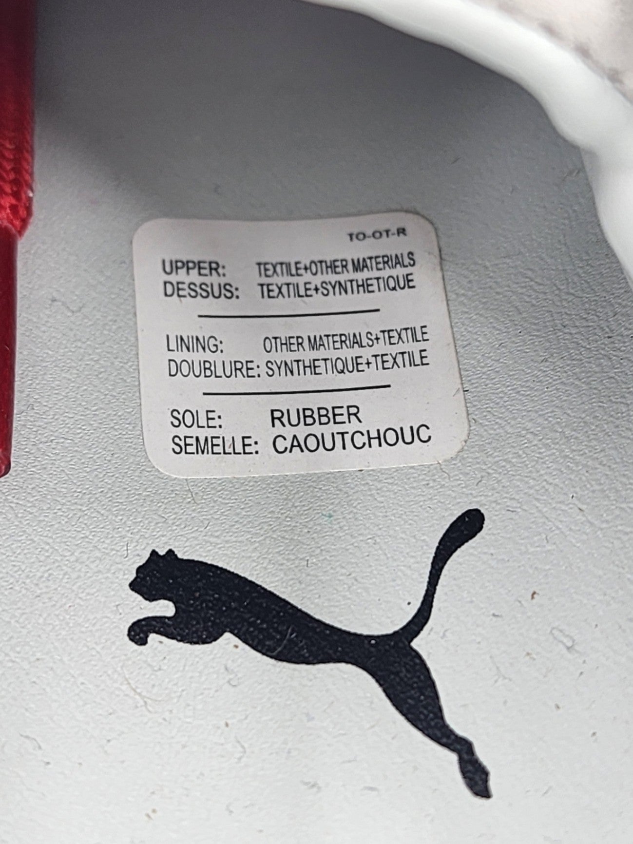 Puma Textile Solid Trainer Leisure White Project Men Casual Trainers Size UK 5.5