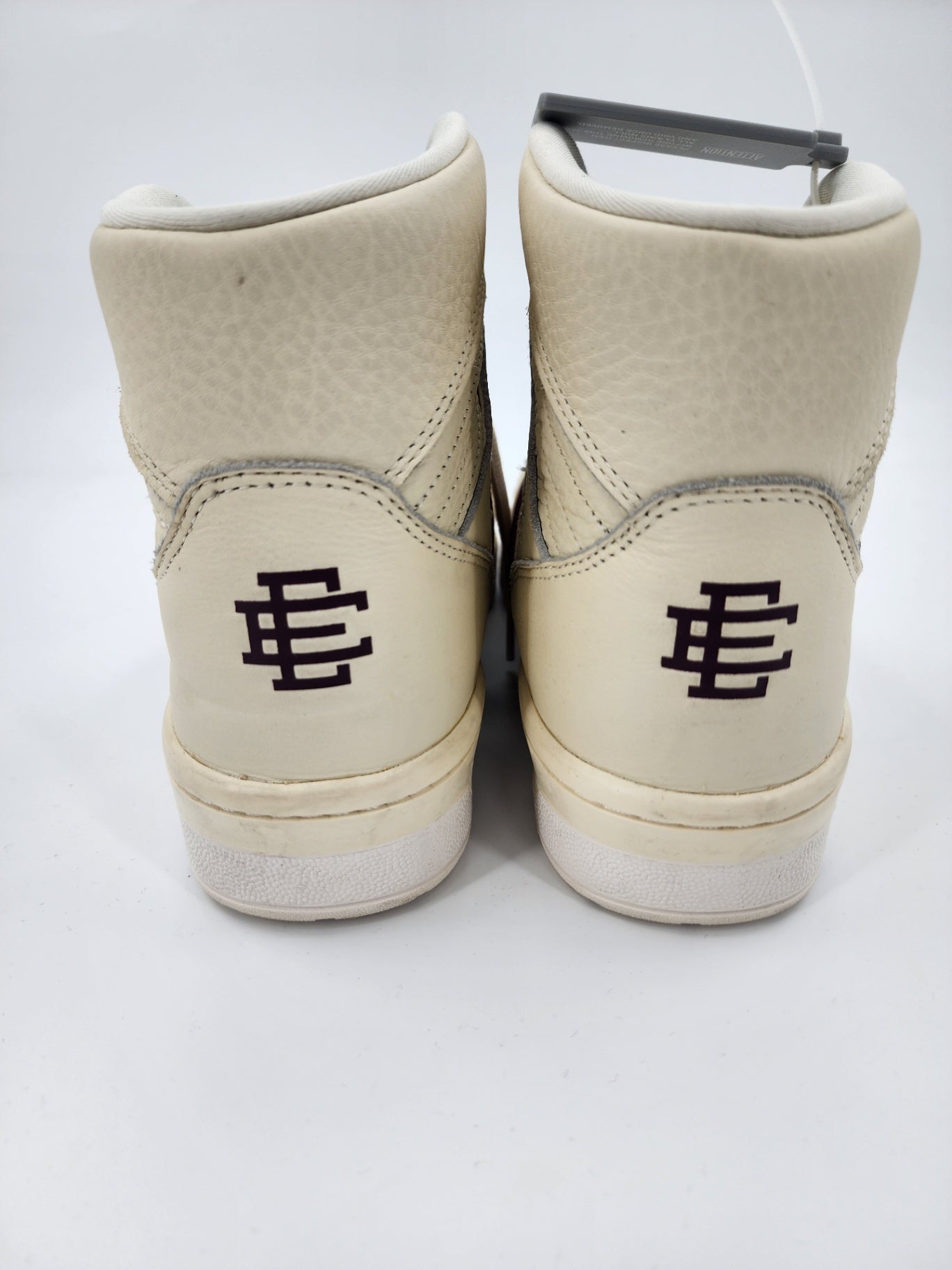 New Adidas Leather Solid High-Top Casual Cream Adidas Originals Solid Size UK 8