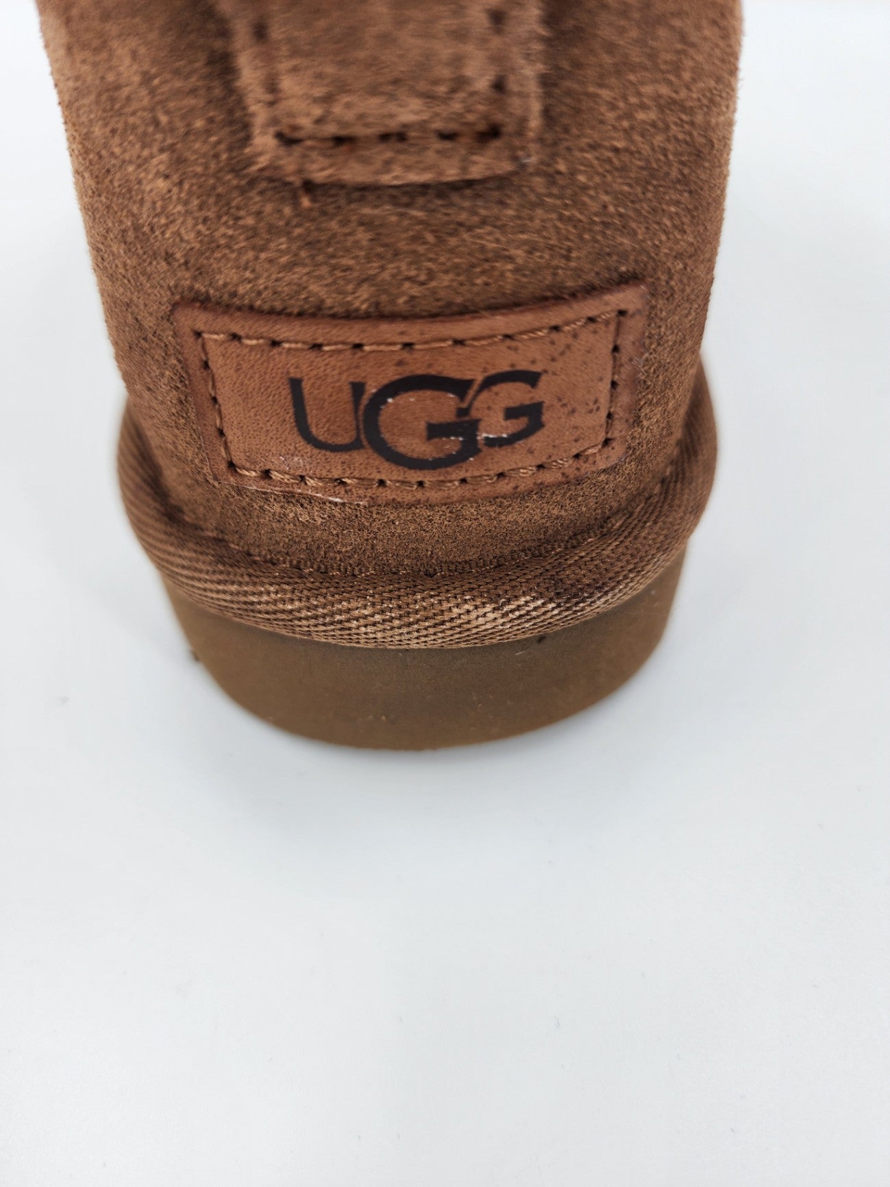 New UGG Sheepskin Solid Classic Mini Chestnut Boot Women Solid Winter Size UK 6
