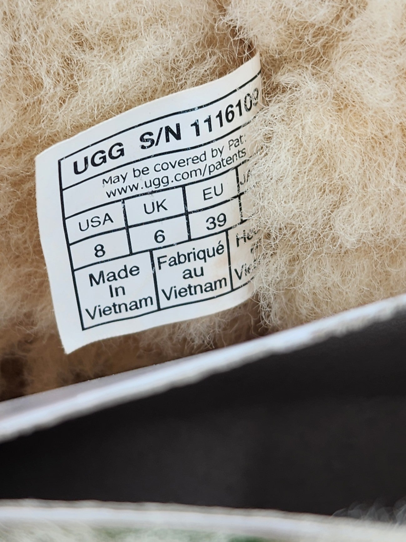 New UGG Sheepskin Solid Classic Mini Chestnut Boot Women Solid Winter Size UK 6