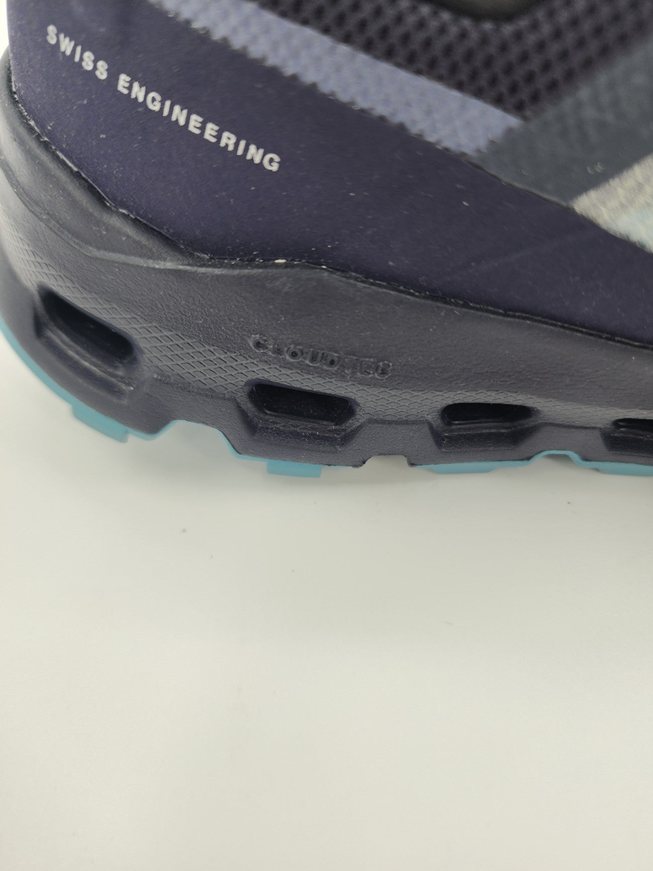 On Textile Solid Trail Running Navy Cloud Women Sport Solid CloudTec Size UK 4