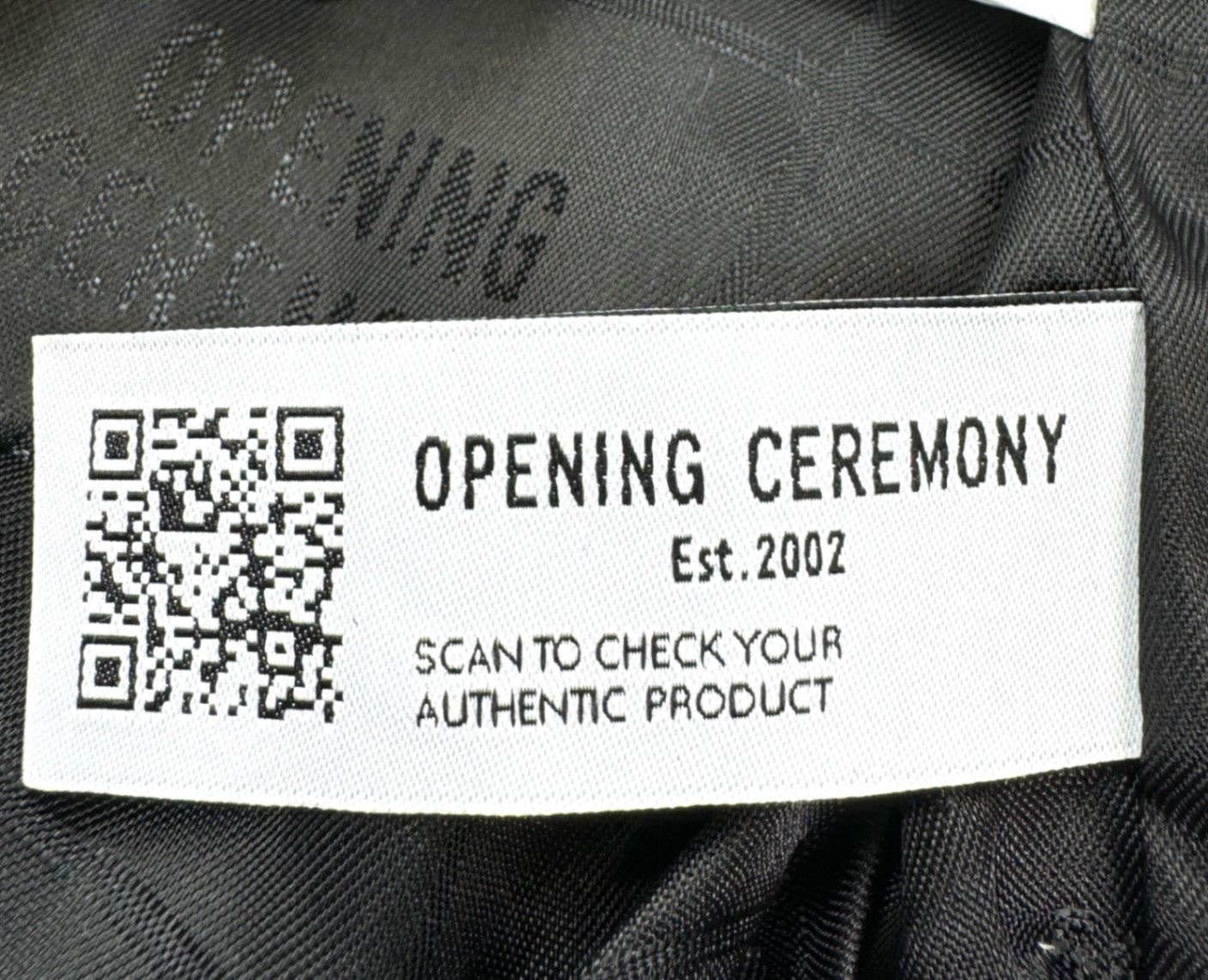 Opening Ceremony Faux Leather Track Jacket Regular Black Jacket Unisex Casual S