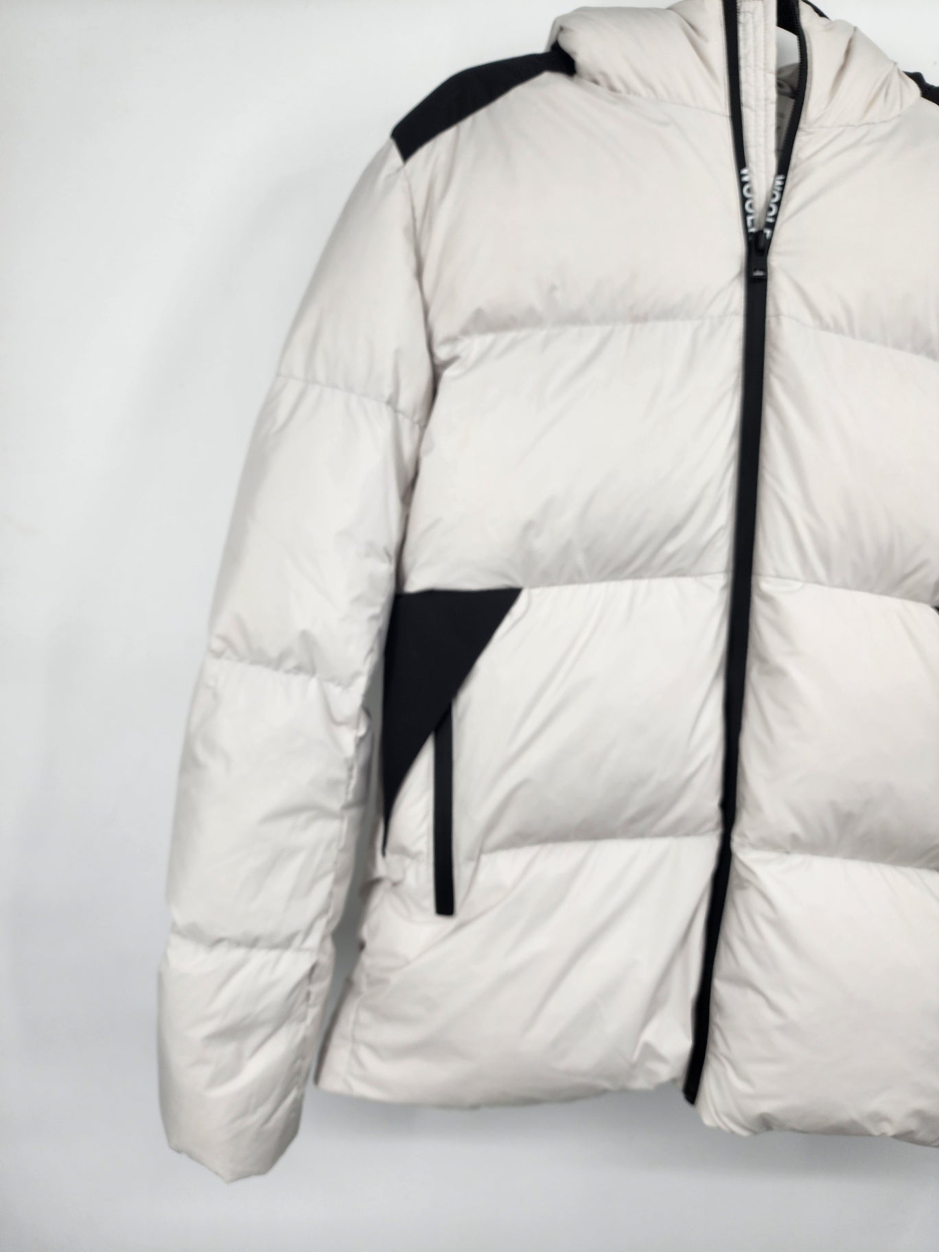 New Woolrich Ice White Kids Down Winter Casual Solid Jacket Size
